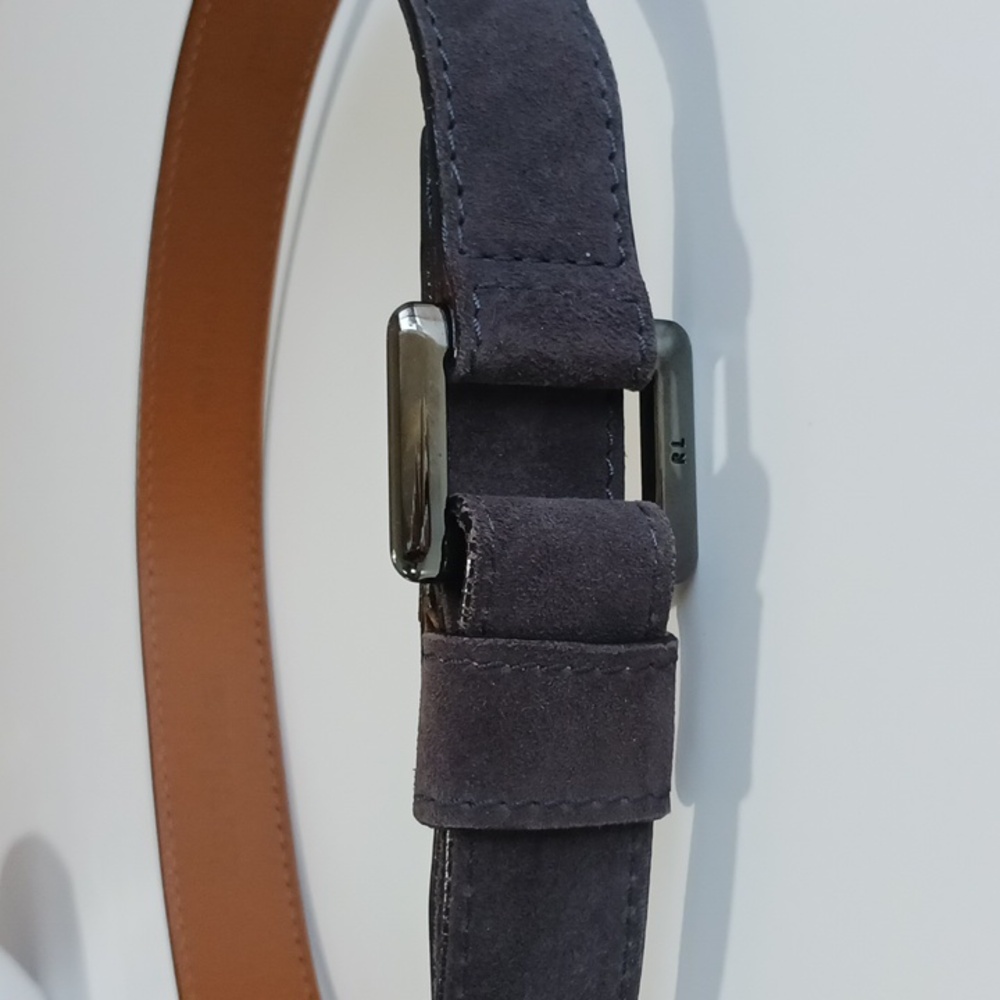 Ralph Lauren vintage grey suede belt